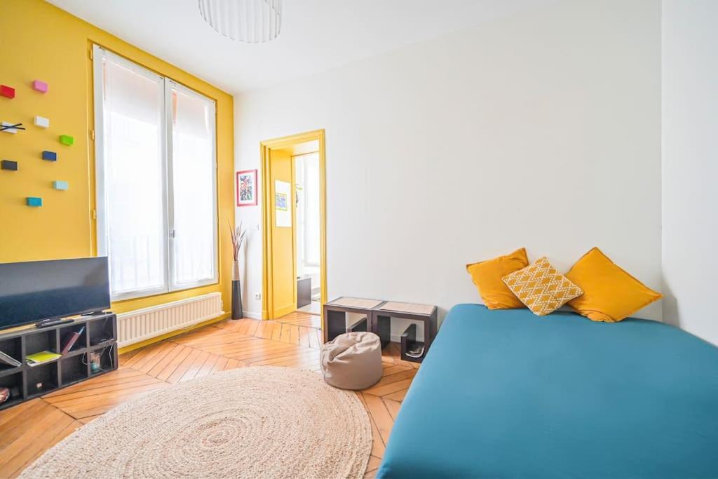 Radiant Flat - Spacious Studio Apartment - Marais Paris Exteriör bild